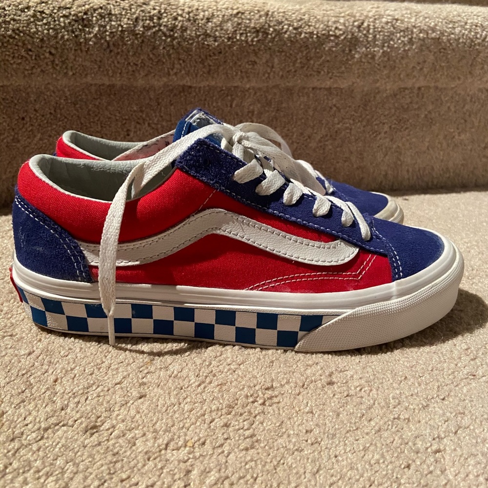Red, White and Blue BMX Vans